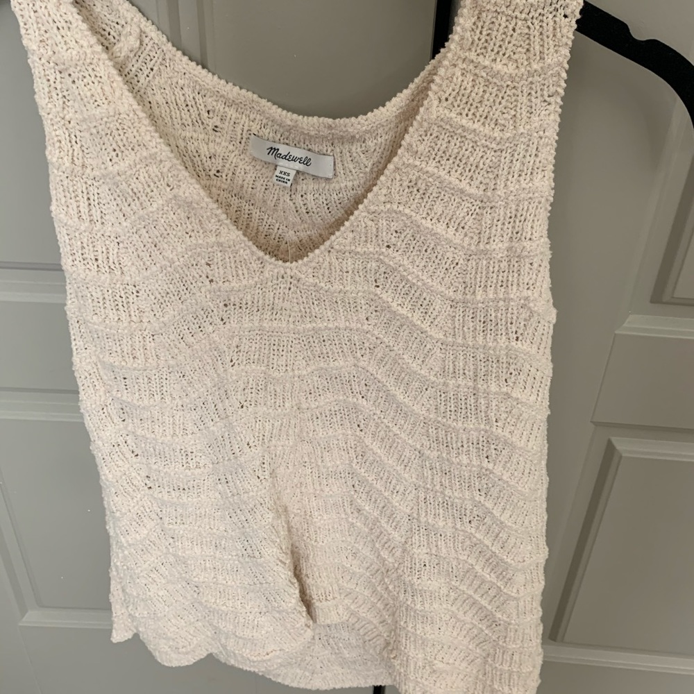Madewell crochet tank